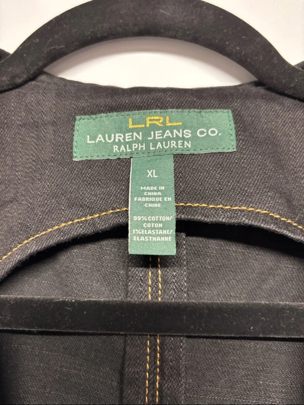✨Lauren Ralph Lauren Black Vest Size XL - Picture 6 of 12